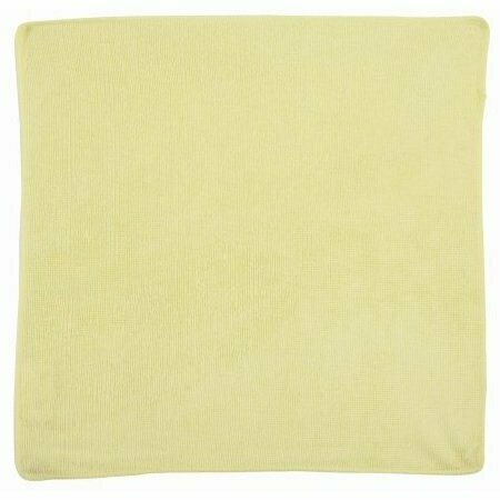 RUBBERMAID 1820584- Microfiber Light Duty Cloth Yellow 16 in. X 16 in. 2, 4PK 1820584-PK